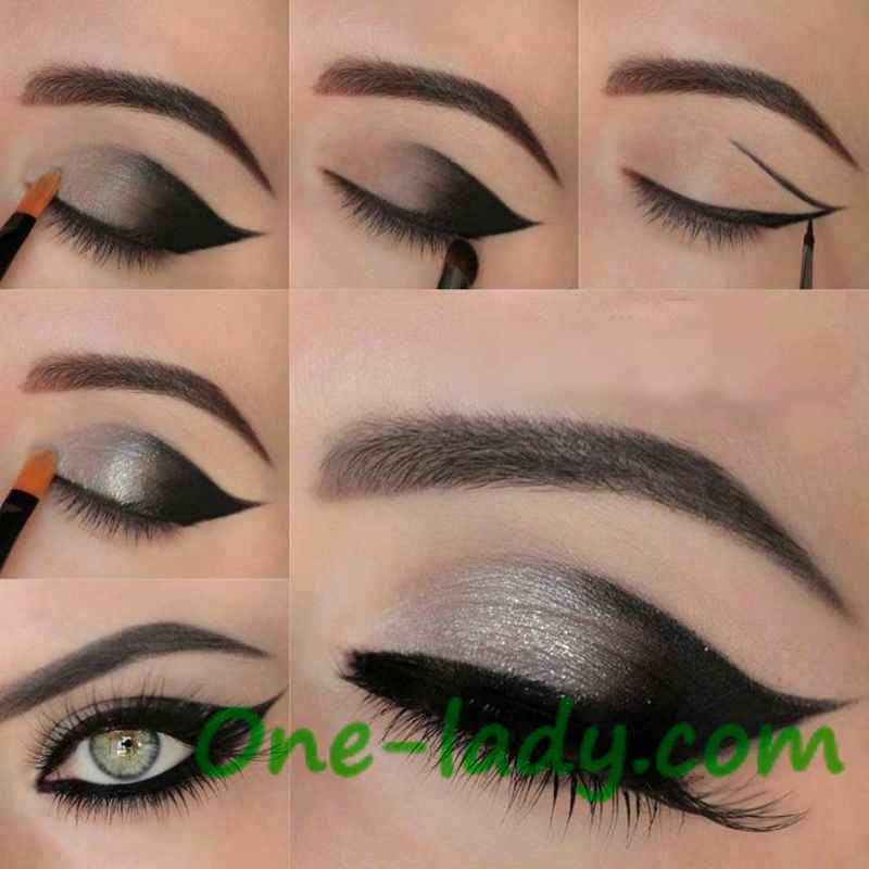 Вечерний макияж для зеленых глаз фото